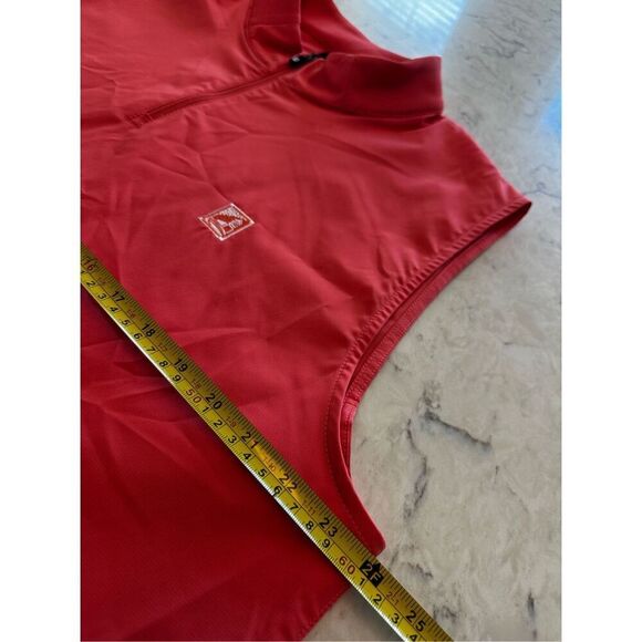 FJ FootJoy Vest 1/4 Zip Pullover Coral/Guava Men’s Sz L - Picture 3 of 6